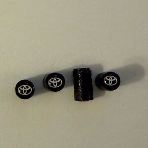 Toyota Valve Stem Caps in Black Set of 4 NWT
